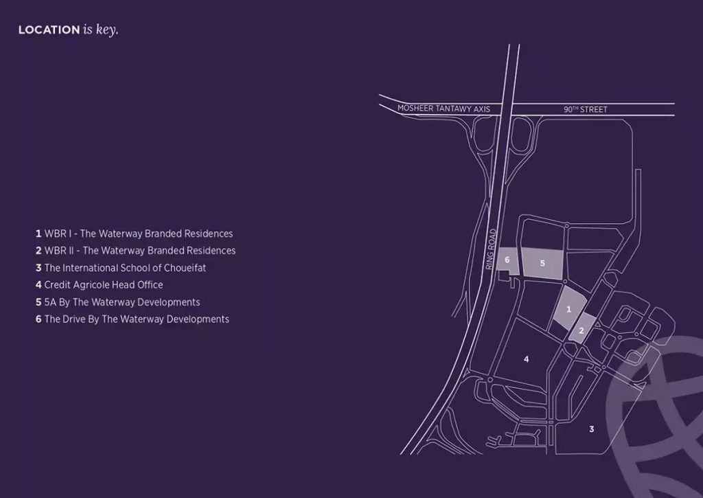 Waterway branded residence location